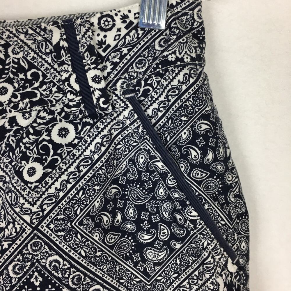 Cartonier Navy Patchwork Pattern Shorts Size 0 - image 3